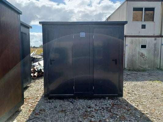 CONTENEDOR SANITARIO DOBLE DE 2 CABINAS