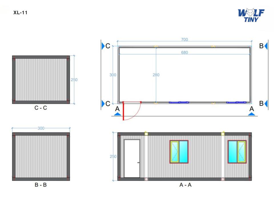 CONTENEDOR DE OFICINA XL