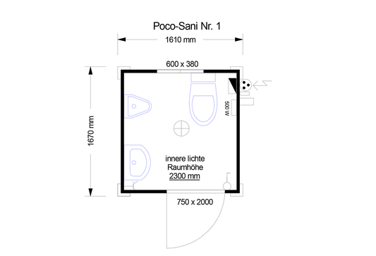 CONTENEDOR SANITARIO WC