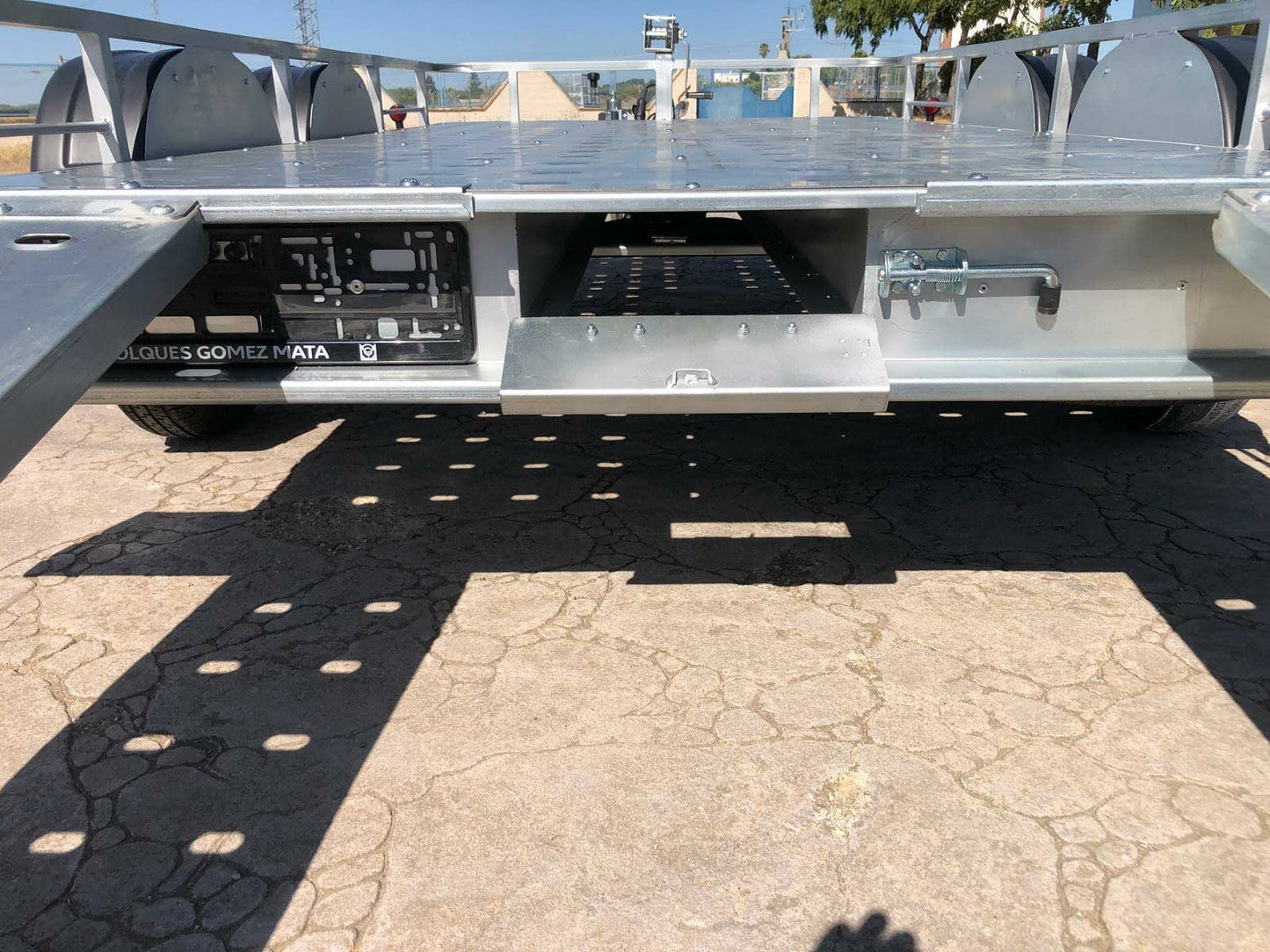 Remolque plataforma Porta Buggie Galvanizado