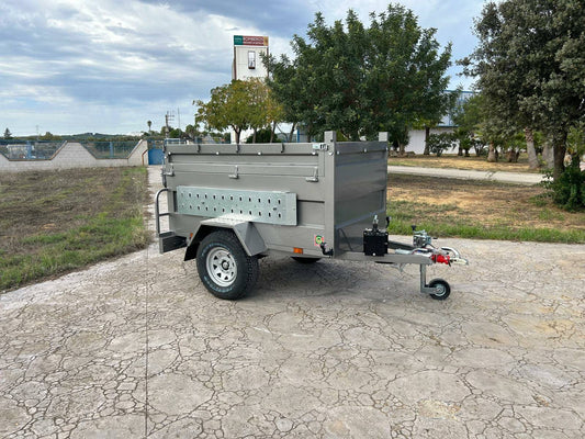 Remolque Basculante Hidráulico Palanca Todoterreno