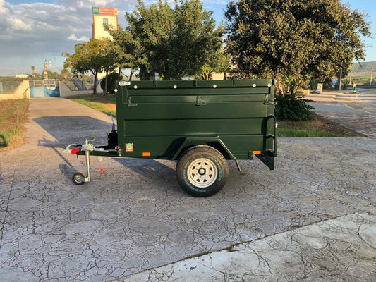 Remolque Basculante Hidráulico Palanca Todoterreno