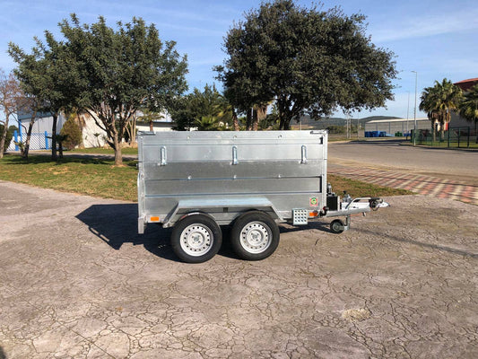 Remolque Basculante Hidráulico Palanca con Suplemento 2 Ejes