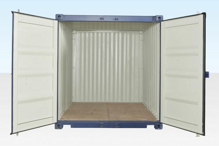 Contenedor 10ft x 8ft (nuevo) azul (ral 5013)