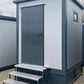 CONTENEDOR SANITARIO CON DOBLE CABINA WC
