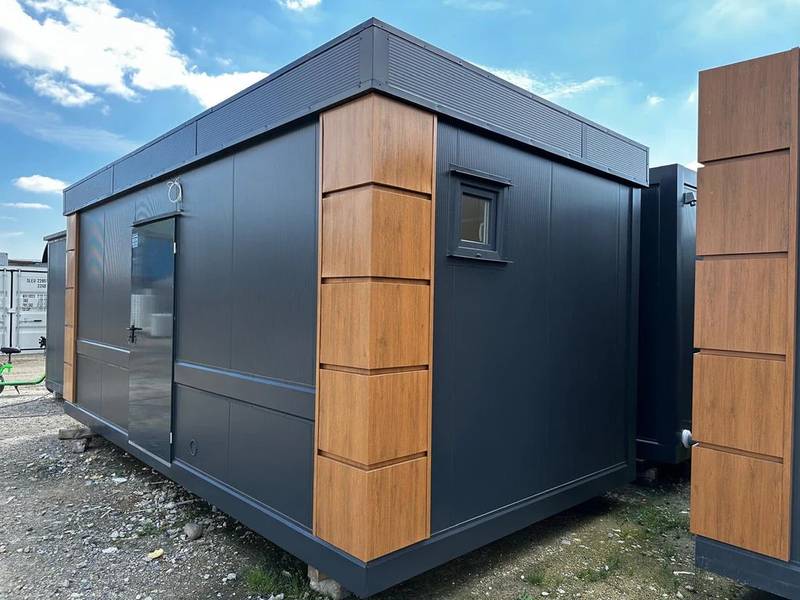 CONTENEDOR SANITARIO CON MULTIPLES UNIDADES