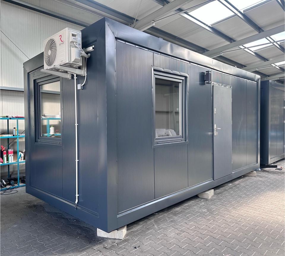 CONTENEDOR DE OFICINA CON BAÑO Y WC 6 x 2,5