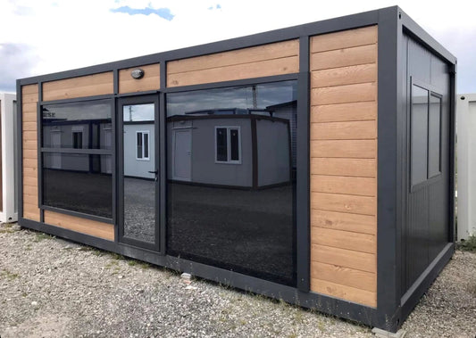 CONTENEDOR DE OFICINA LÍNEA PREMIUM 16,8M2