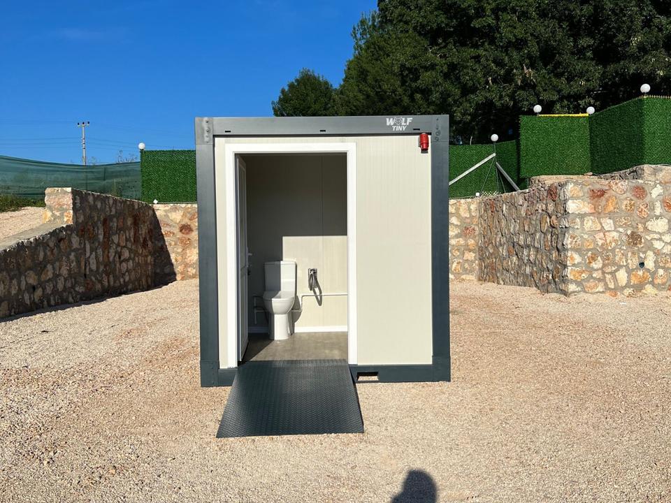 CONTENEDOR SANITARIO PARA DISCAPACITADOS ( 220 X 220 M ) NUEVO