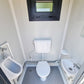 CONTENEDOR SANITARIO WC - URINARIO- CON DOBLE CABINA PARA (HOMBRE Y MUJER) 240X120M