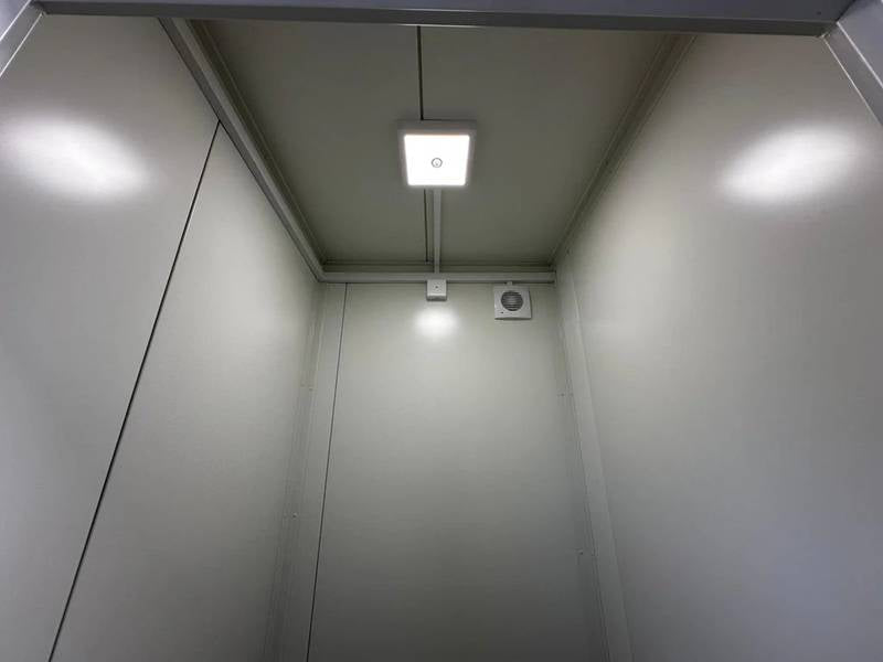 CONTENEDOR SANITARIO CON MULTIPLES UNIDADES