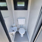 CONTENEDOR SANITARIO WC - URINARIO- CON DOBLE CABINA PARA (HOMBRE Y MUJER) 240X120M