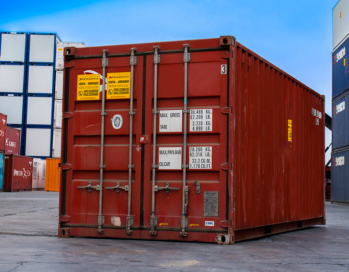 Contenedor de envío de 20 pies (6 metros)