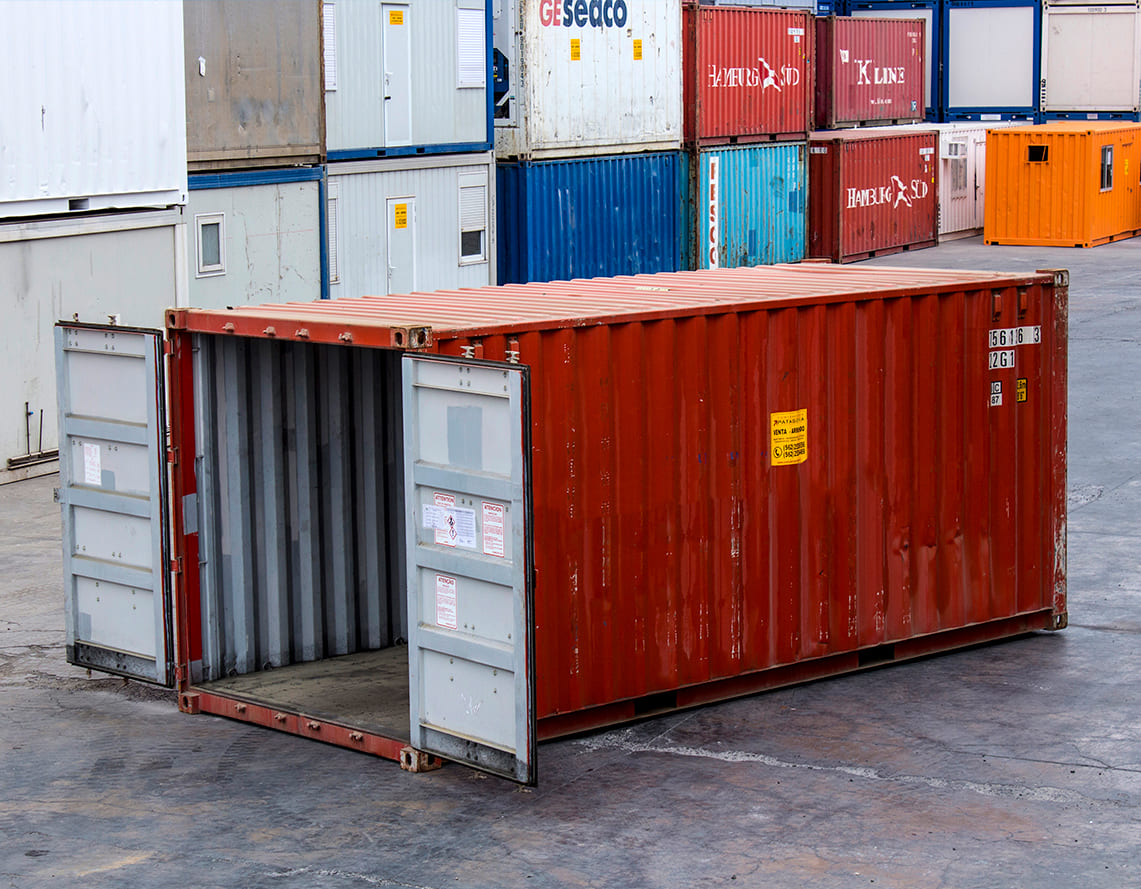 Contenedor de envío de 20 pies (6 metros)