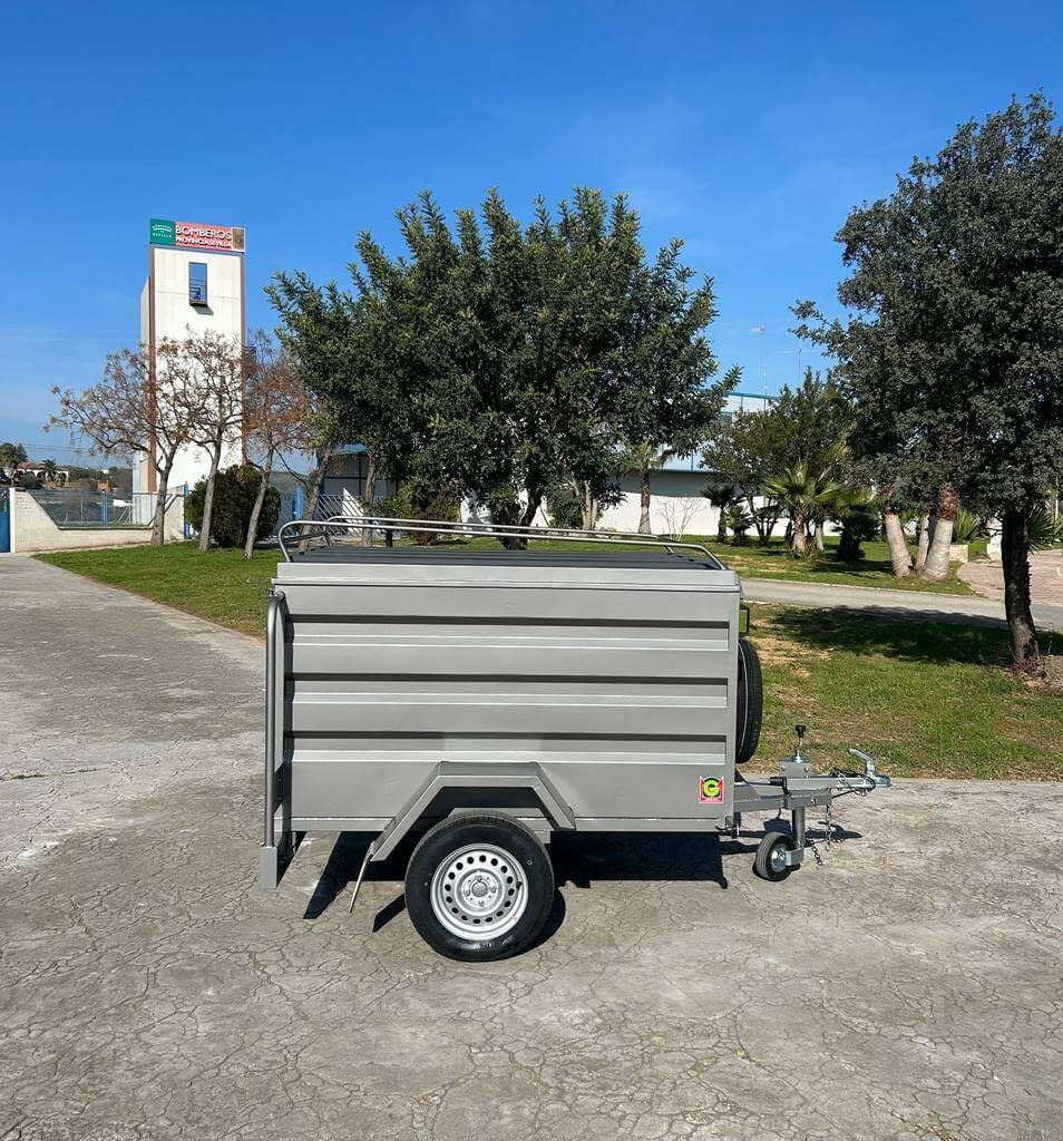 Remolque Caja Cerrada 1 Eje 1800X1300X900