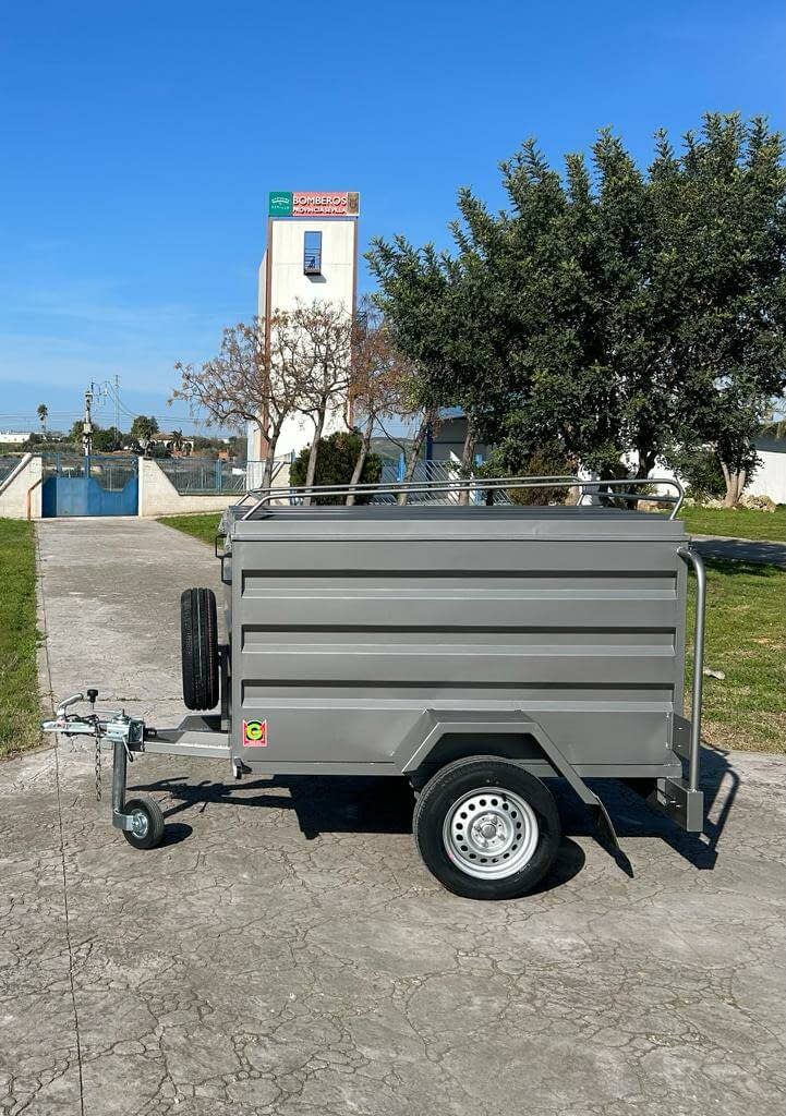 Remolque Caja Cerrada 1 Eje 1800X1300X900