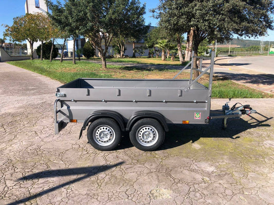 Remolque Caja Abierta 2 Ejes Doble eje sin freno