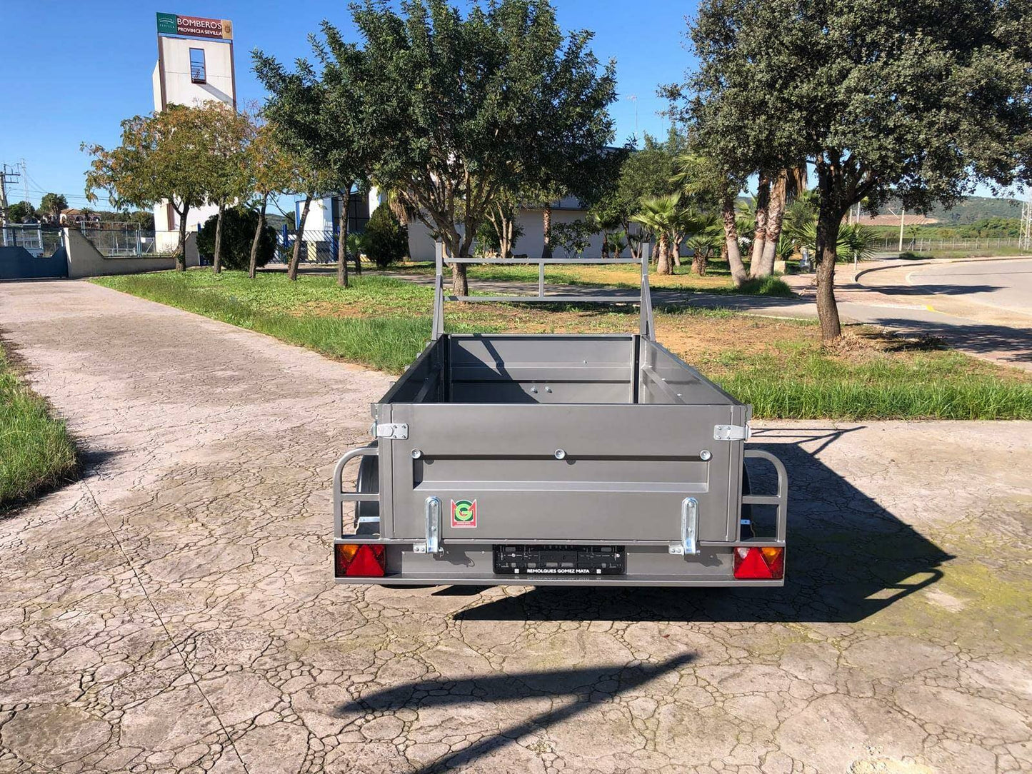 Remolque Caja Abierta 2 Ejes Doble eje sin freno