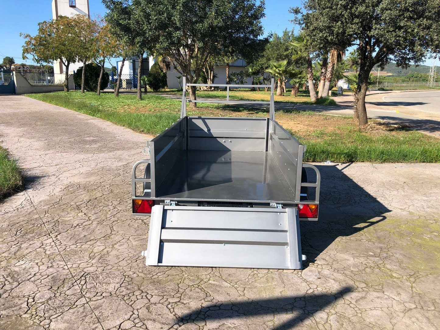 Remolque Caja Abierta 2 Ejes Doble eje sin freno