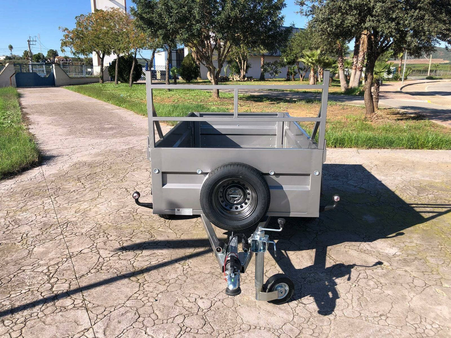 Remolque Caja Abierta 2 Ejes Doble eje sin freno