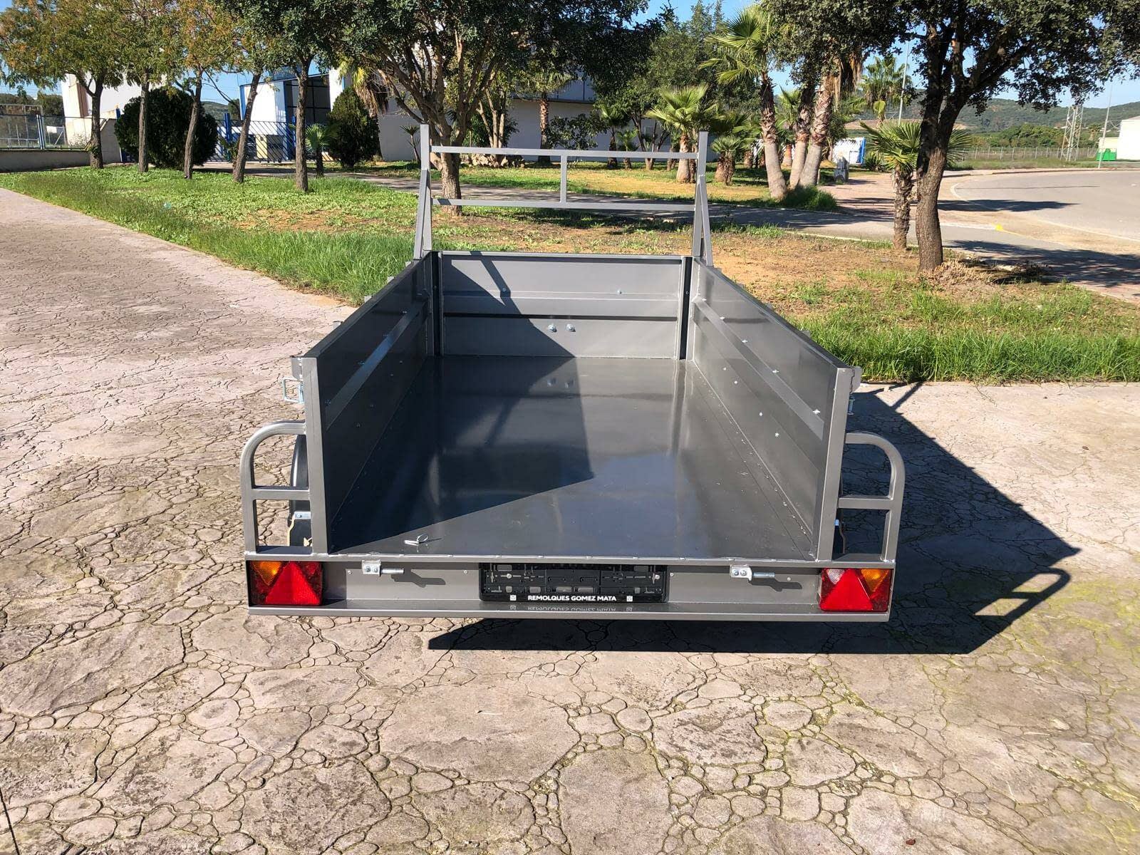 Remolque Caja Abierta 2 Ejes Doble eje sin freno