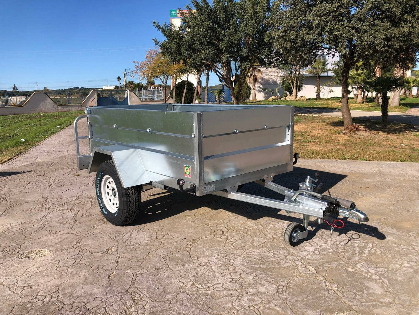 REMOLQUE TODO TERRENO GALVANIZADO Con freno