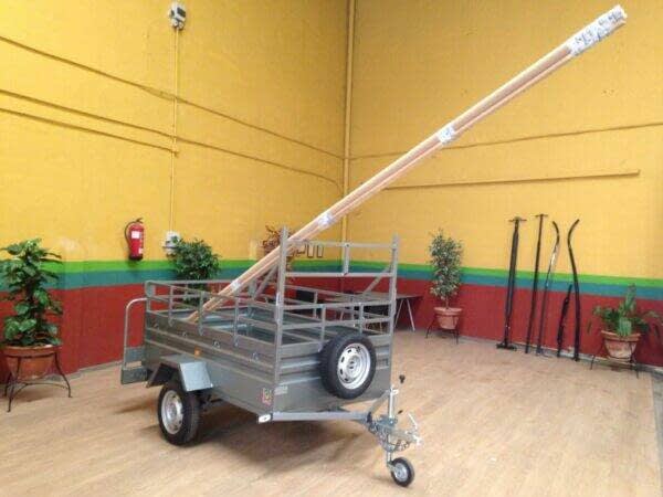 Remolque Caja Abierta 2000X1300X500+500 DE BARANDILLAS