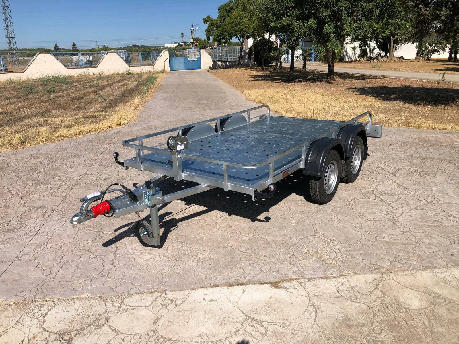 Remolque plataforma Porta Buggie Galvanizado