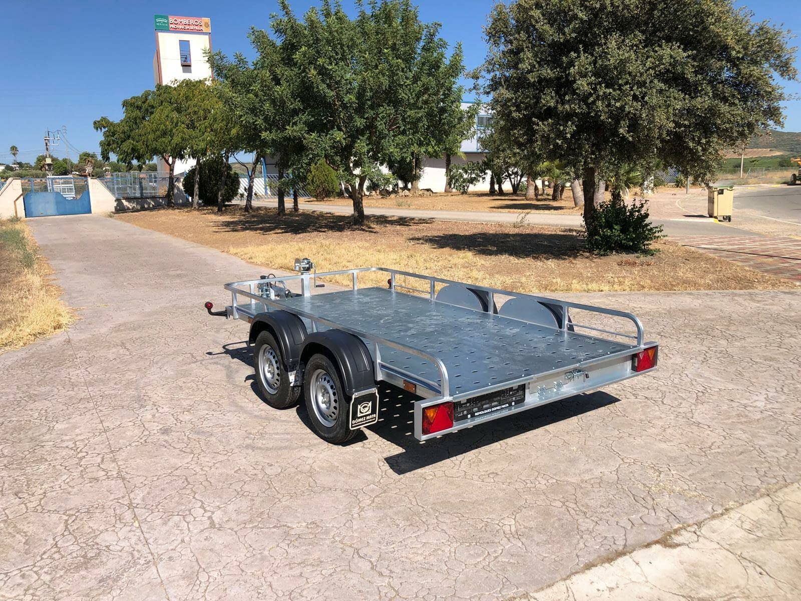 Remolque plataforma Porta Buggie Galvanizado