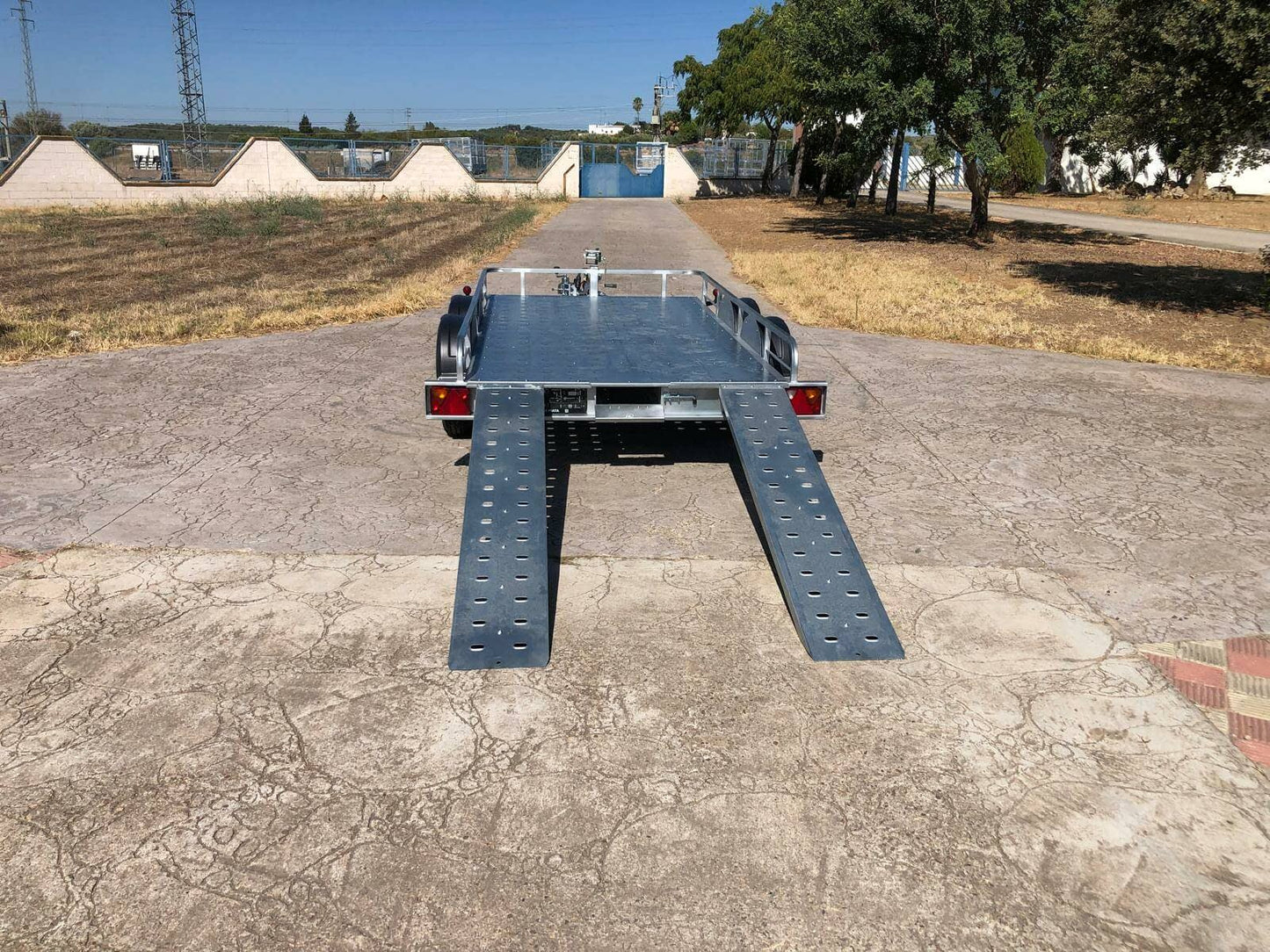 Remolque plataforma Porta Buggie Galvanizado