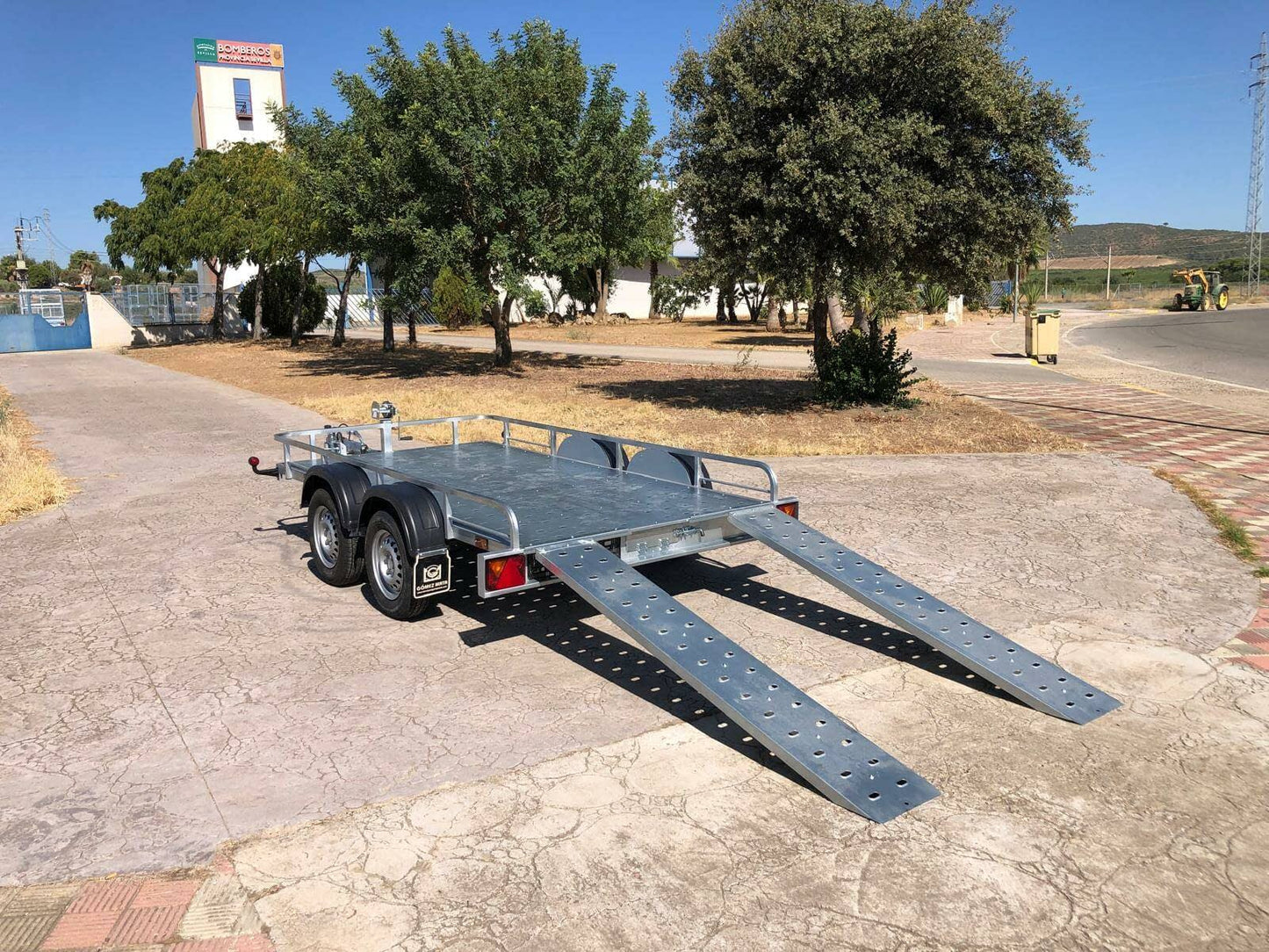 Remolque plataforma Porta Buggie Galvanizado