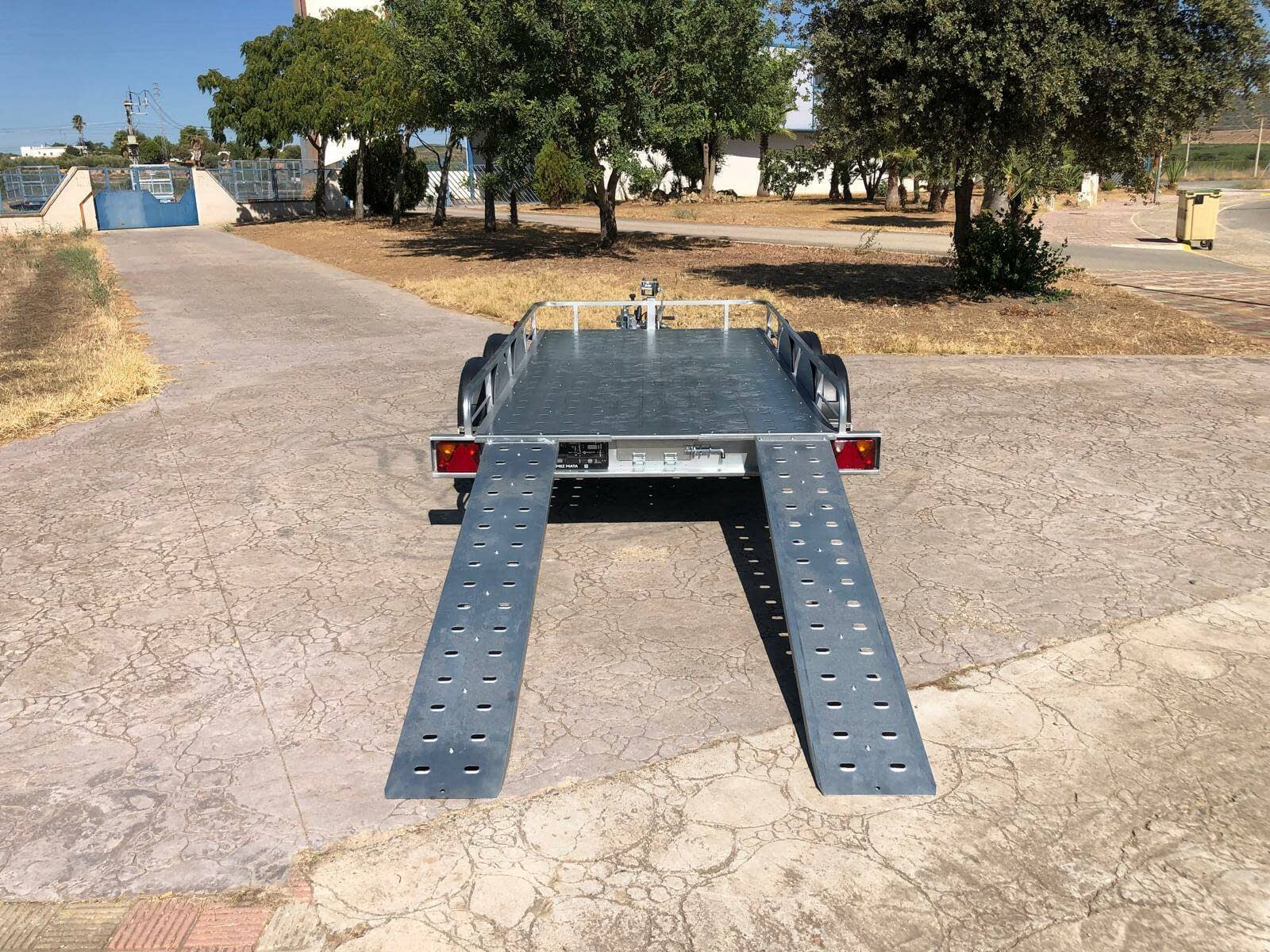 Remolque plataforma Porta Buggie Galvanizado