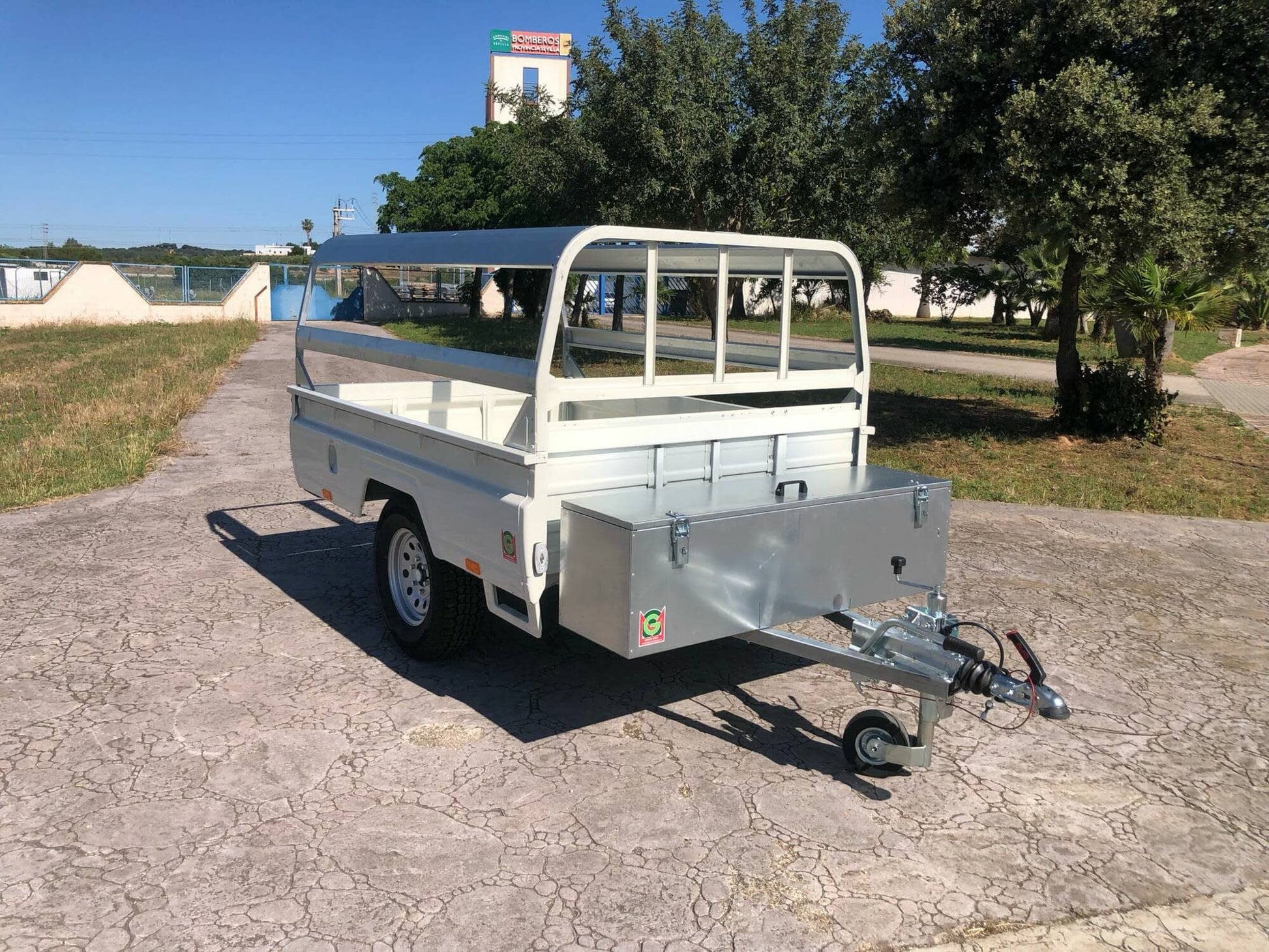 Remolque todo terreno toyota hilux sin freno