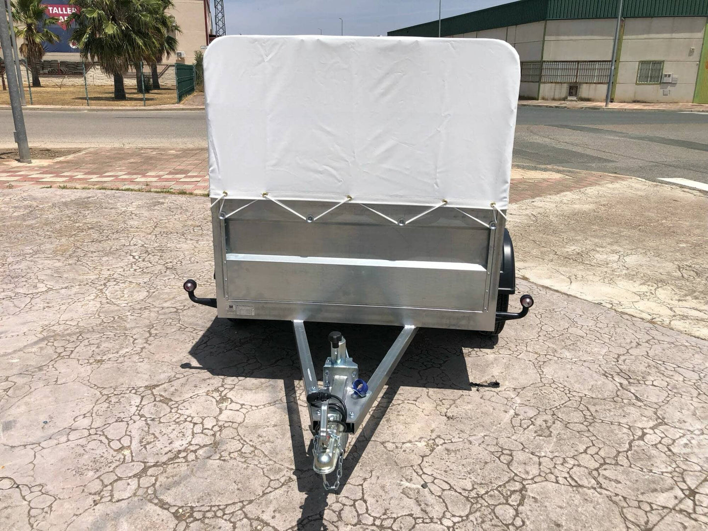 Remolque Remolque Caja Abierta Essieu Doble eje con freno