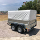 Remolque Remolque Caja Abierta Essieu Doble eje con freno
