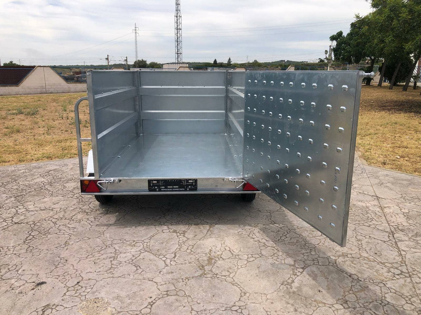 Remolque Basculante Eléctrico Hidráulico 2 Ejes