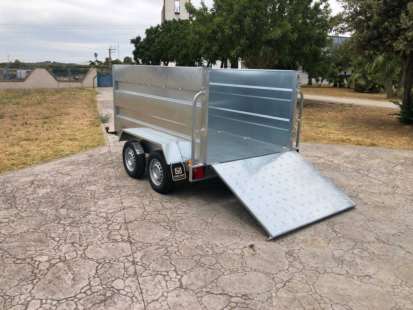 Remolque Basculante Eléctrico Hidráulico 2 Ejes