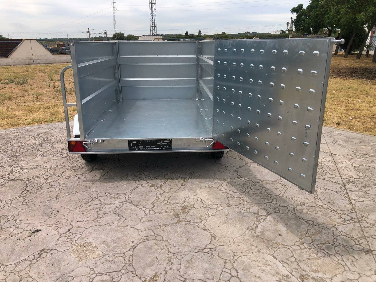 Remolque Basculante Eléctrico Hidráulico 2 Ejes