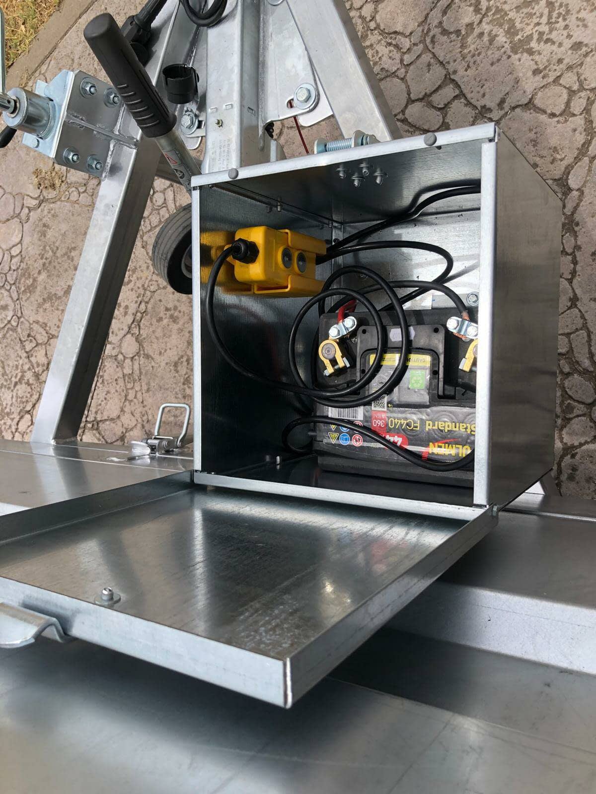 Remolque Basculante Eléctrico Hidráulico 2 Ejes