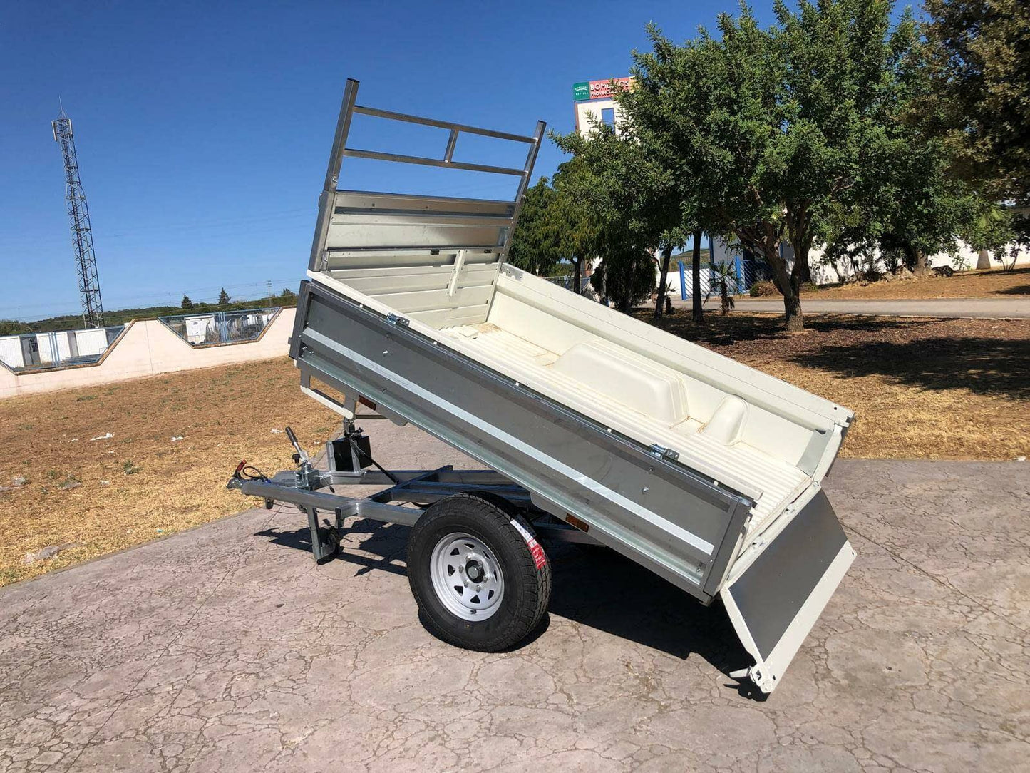 Remolque basculante todo terreno toyota hilux
